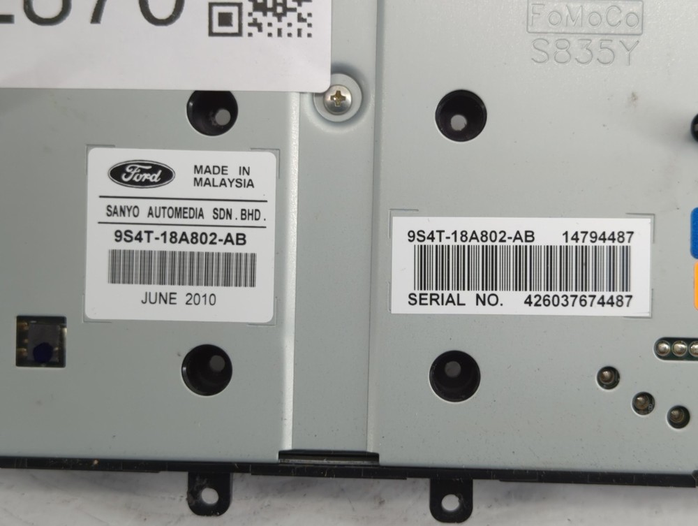 2009-2011 Ford Focus Radio Control Panel N3TAS