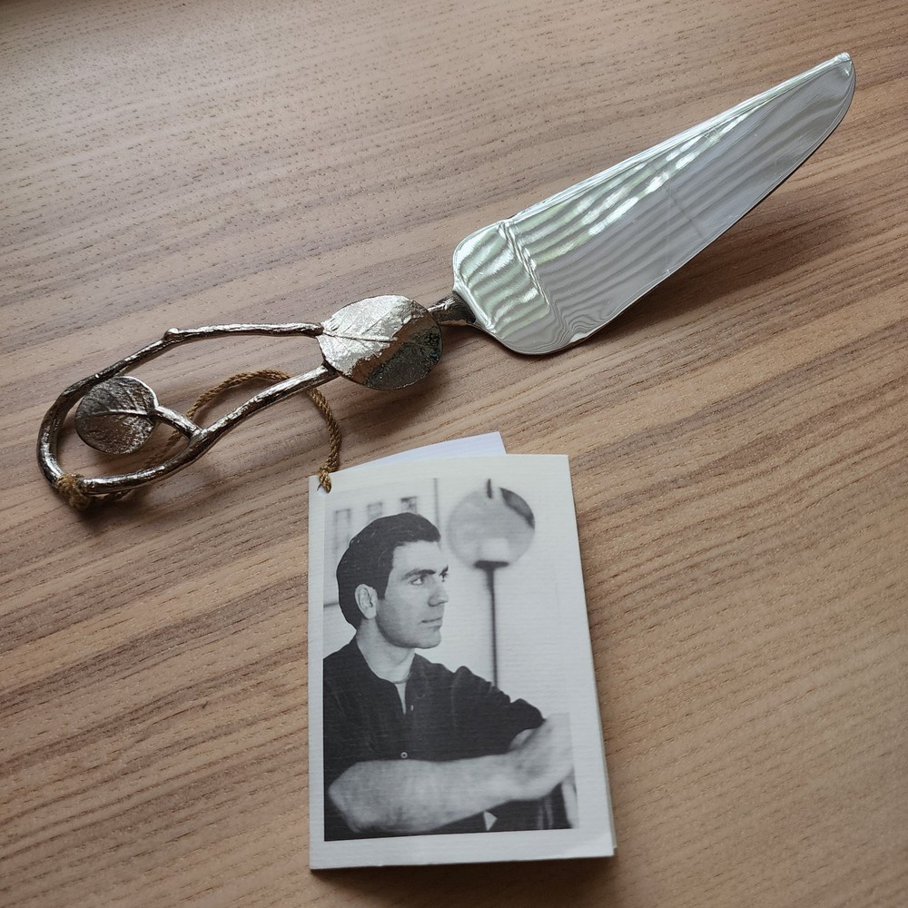 Michael Aram Botanical Leaf Cake Server Celebration Knife ~ READ