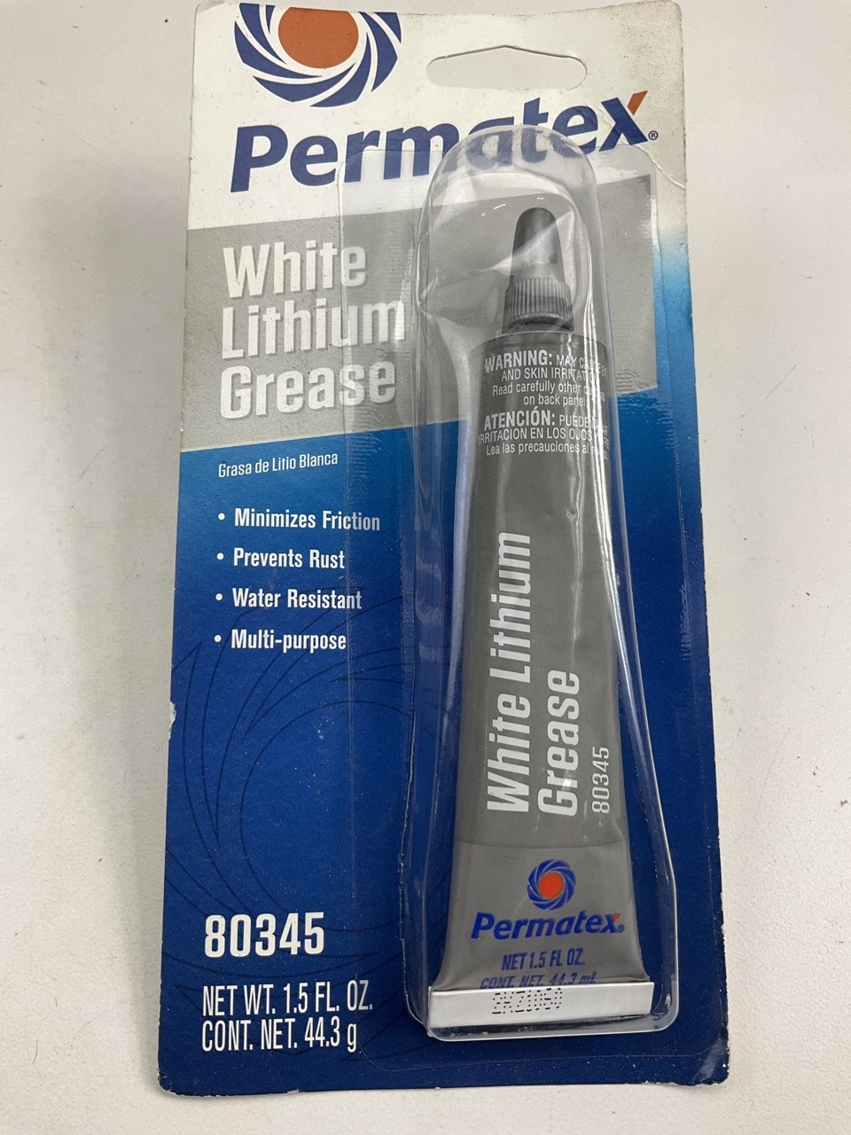 Permatex 80345 White Lithium Grease 1.5 Oz Tube