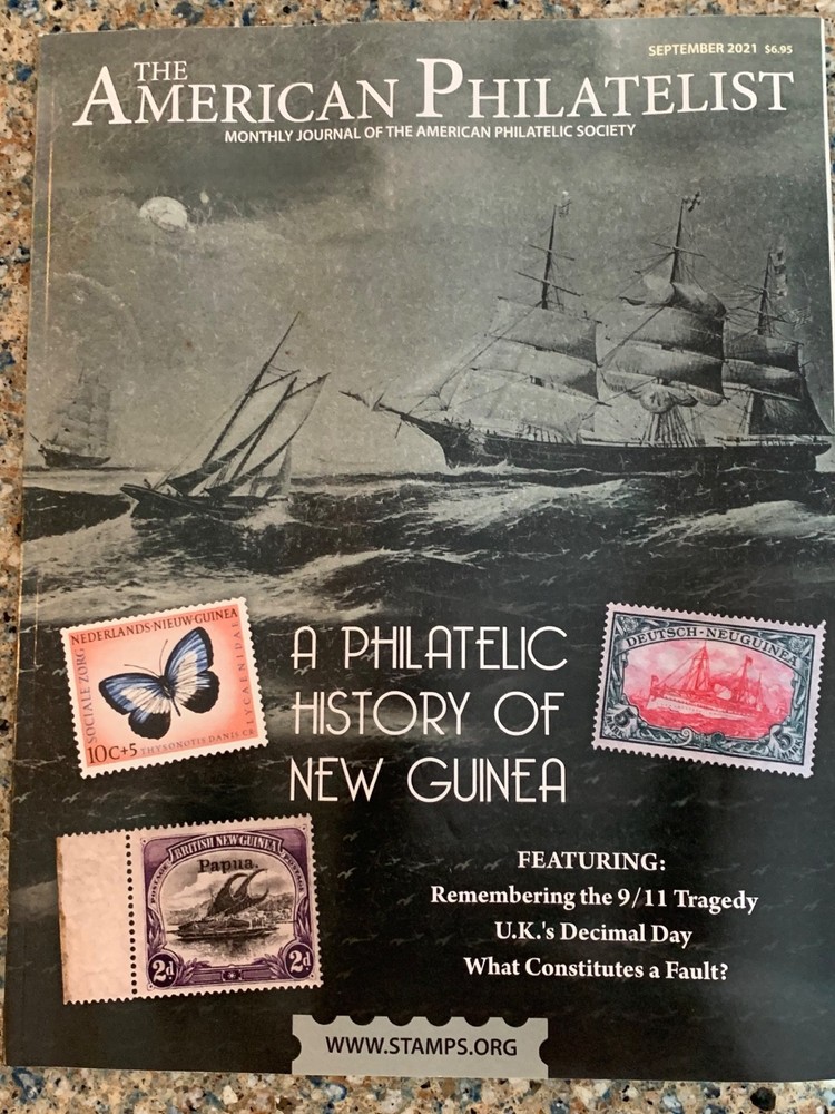 American Philatelist Magazine  2021, September