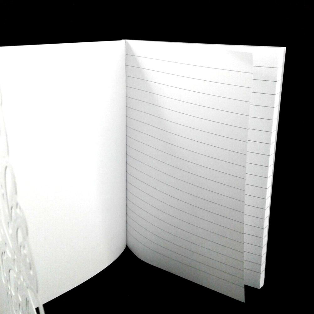 Fancy Notebook Journal Lined Fold Closure Lacy Chic Victorian 60 Sheets C7-1513