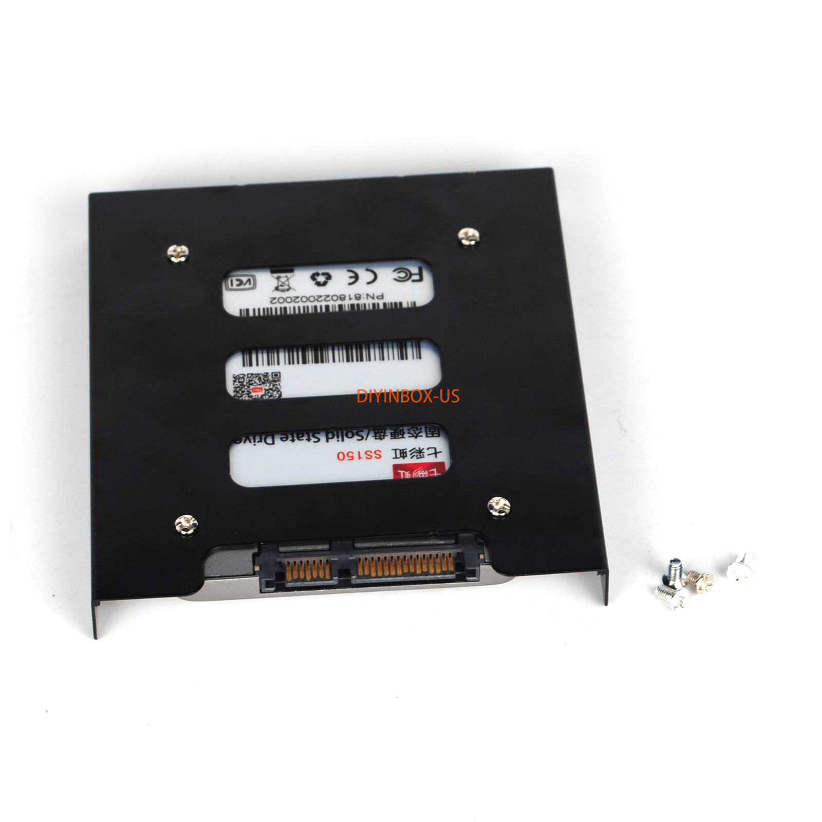 Lot 2.5" to 3.5" Bay SSD Metal Hard Drive HDD Mounting Bracket Adapter Dock Tray