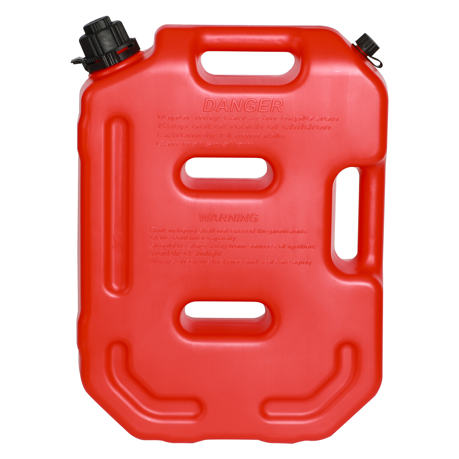 2x 2.6Gallon 10L Fuel Can Emergency Backup Gas Tank for ATV UTV Offroad 4WD