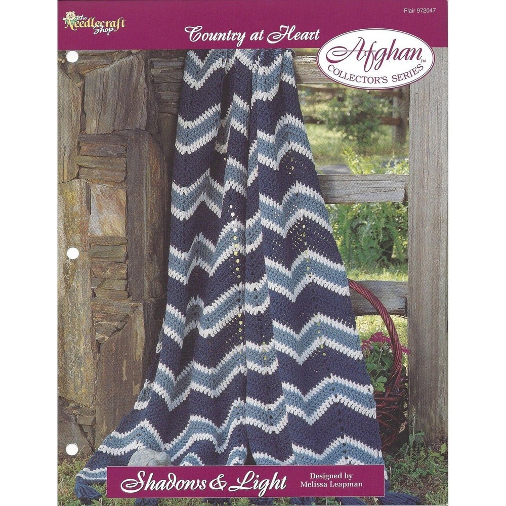 Shadows & Light Crochet Afghan Pattern The Needlecraft Shop
