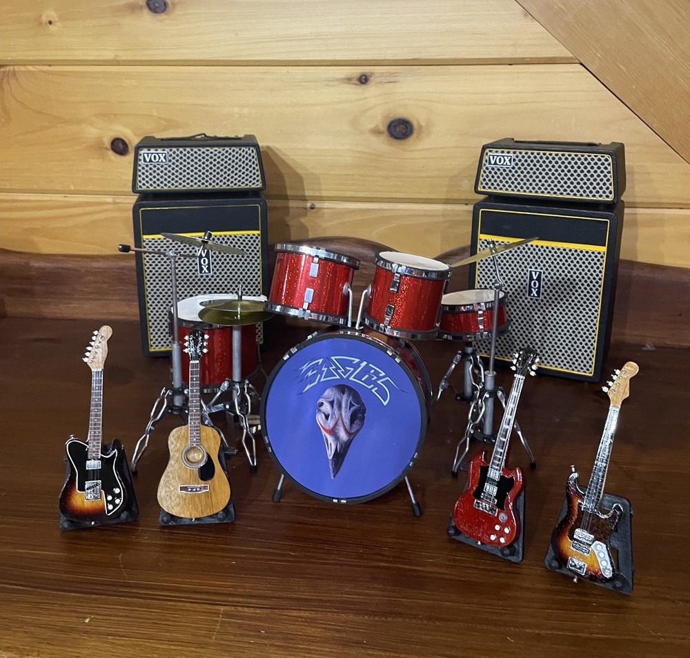 MINIATURE DRUM & GUITAR SET - EAGLES #3