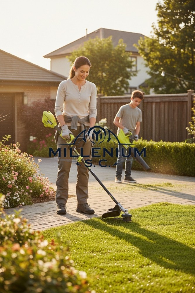 RYOBI 40V 15" String Trimmer & 550 CFM Blower Combo Kit - TESTED - Bare Tool