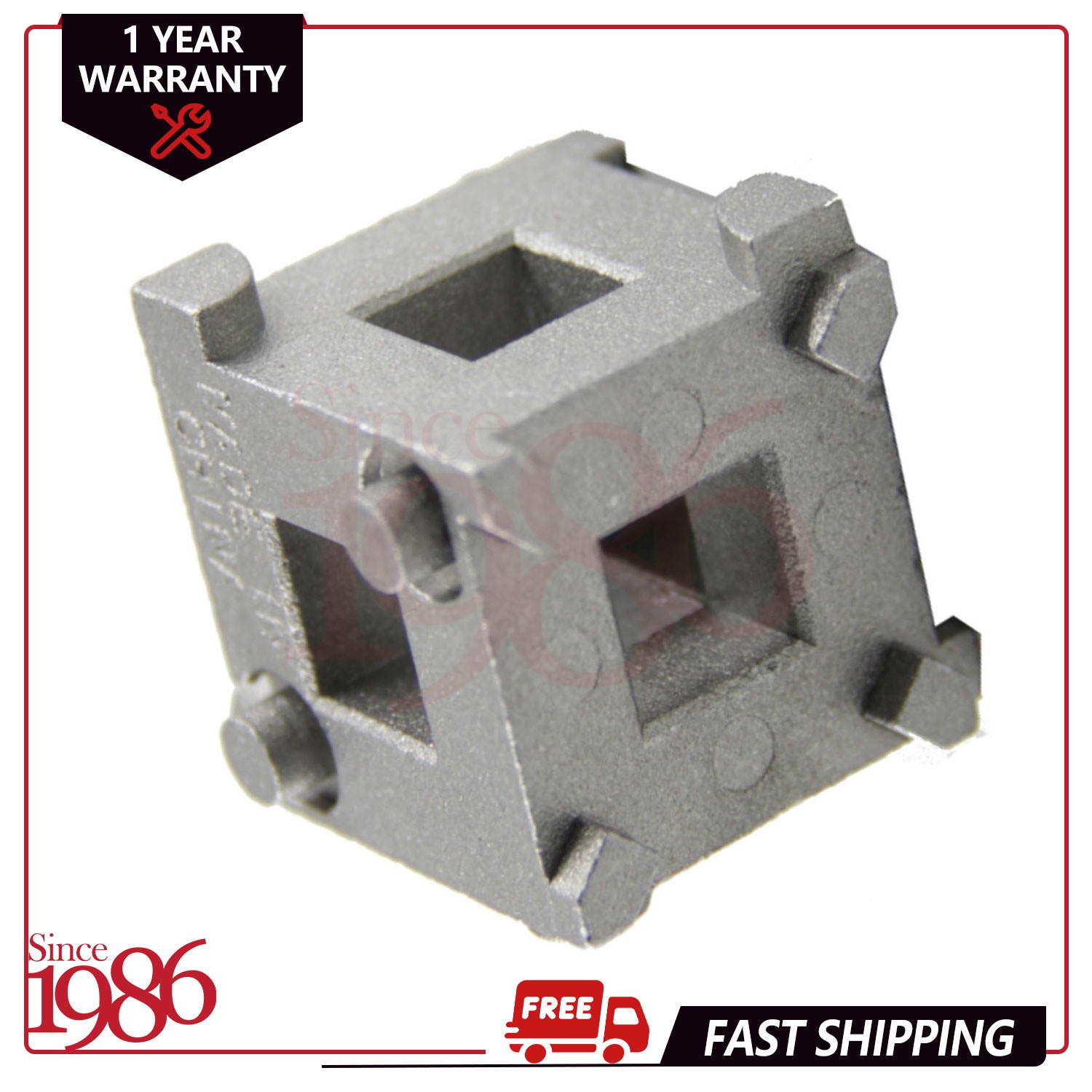 Auto Car Vehicle Rear Disc Brake Piston Caliper Wind Back Cube Tool 3/8 Inch