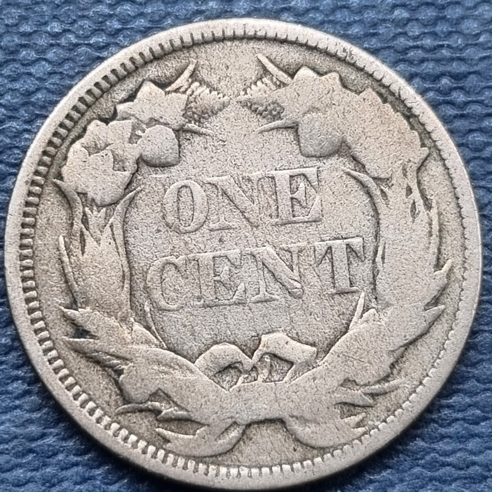 1857 Flying Eagle Cent 1c Penny Circulated #92637