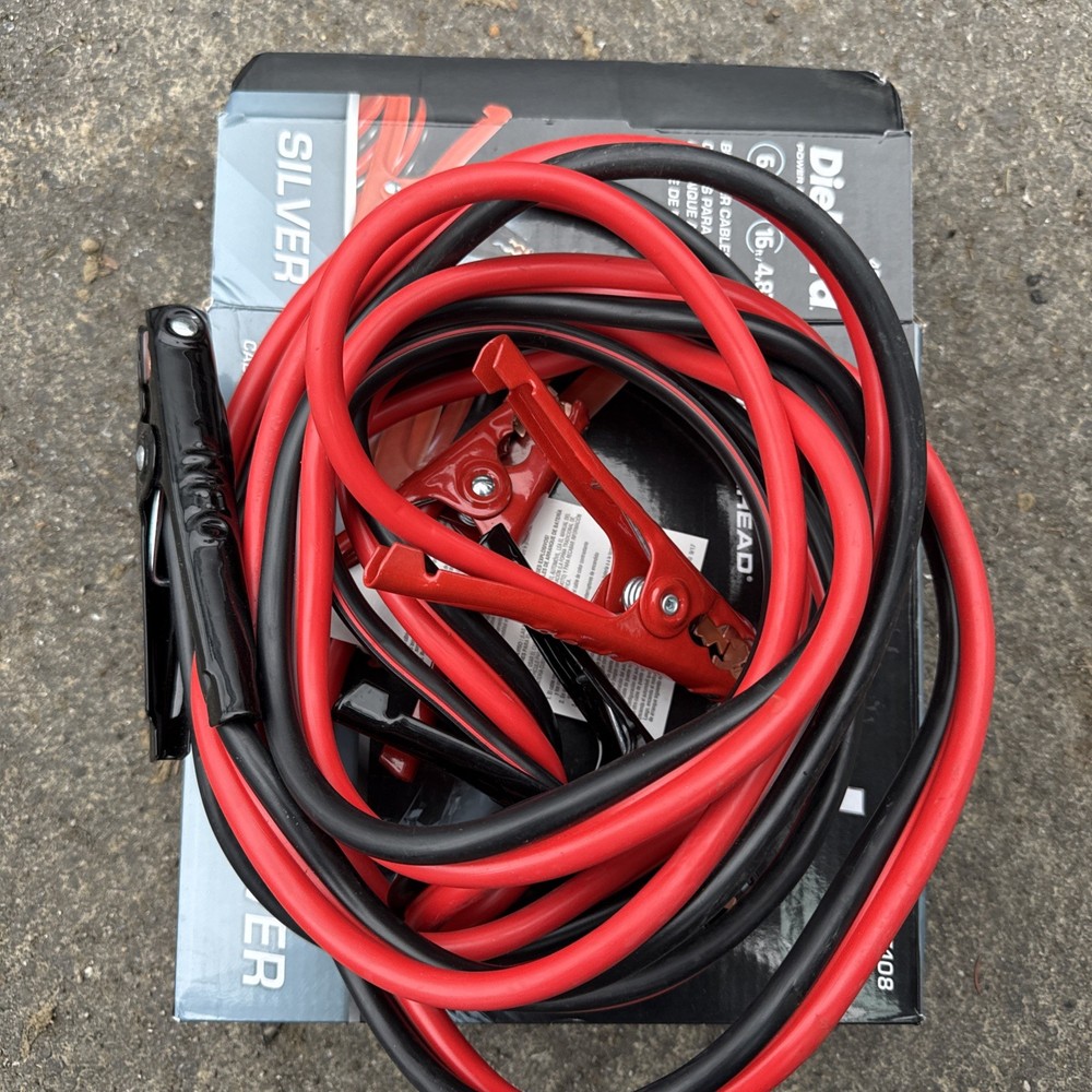 DieHard 45108 Silver Booster Cables 6 Gauge 16ft ^