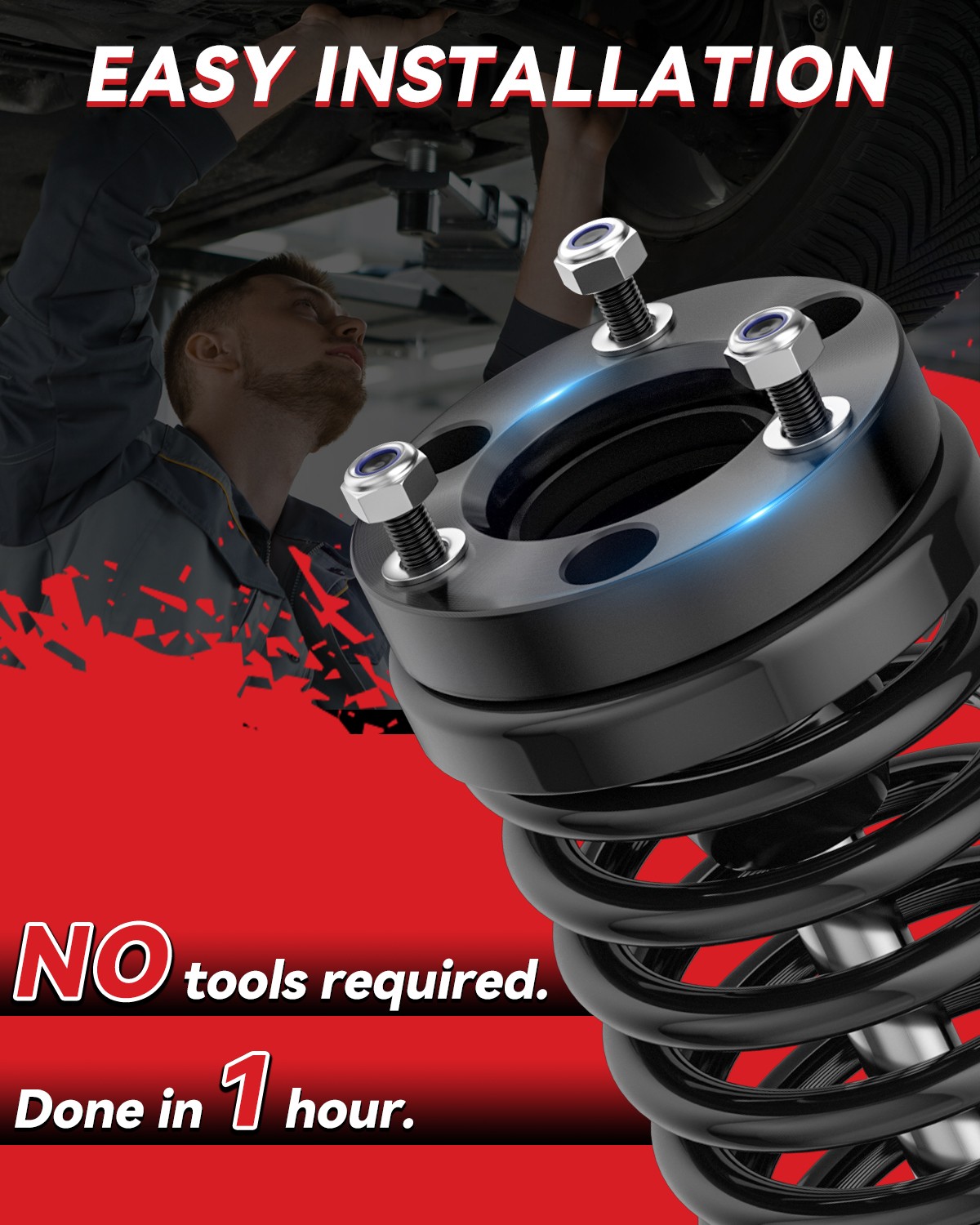 1.5/2/2.5/3 inch Front Leveling Lift Kit for 2004-2024 Ford F150 2WD 4WD