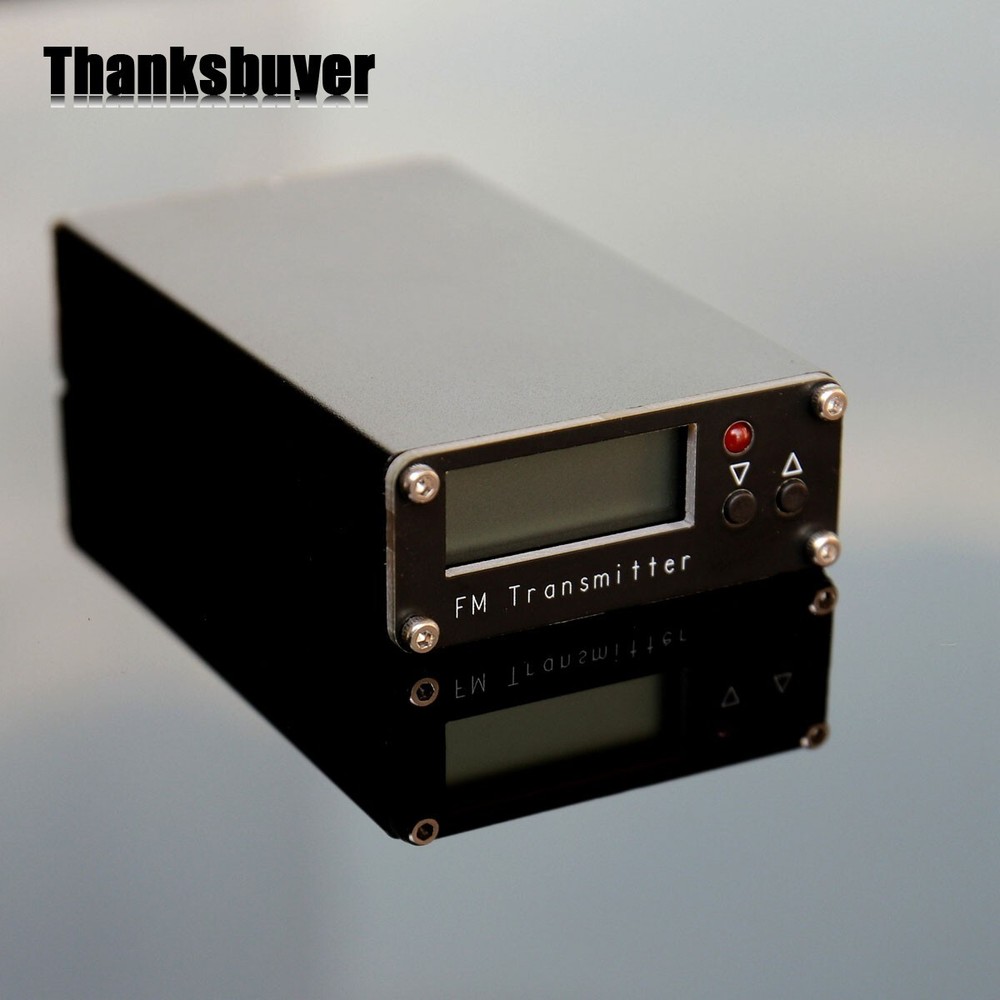 RC-FMD5W2 2KM Digital Display FM Transmitter 0.5W+1m Telescopic ANT