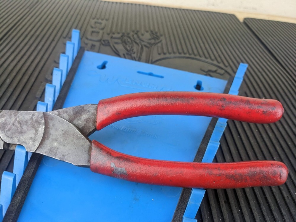 #bc462 Snap-on Tools RED 87ACF 7" VectorEdge Diagonal Cutter