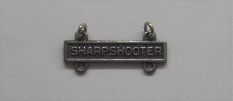 U. S. Army Basic Qualification Badge SHARPSHOOTER Bar