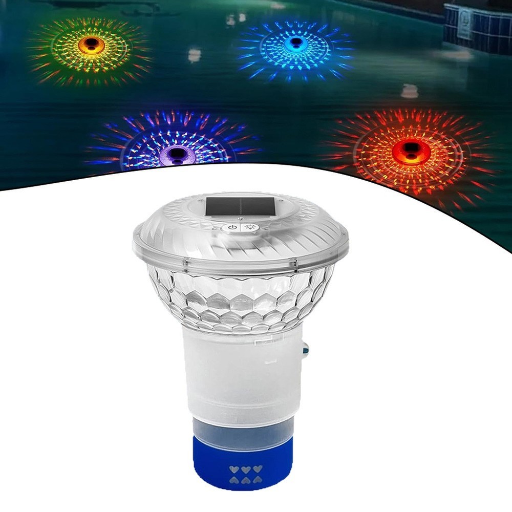 Illuminated Pool Floater with User Friendly Features for Effortless Maintenance