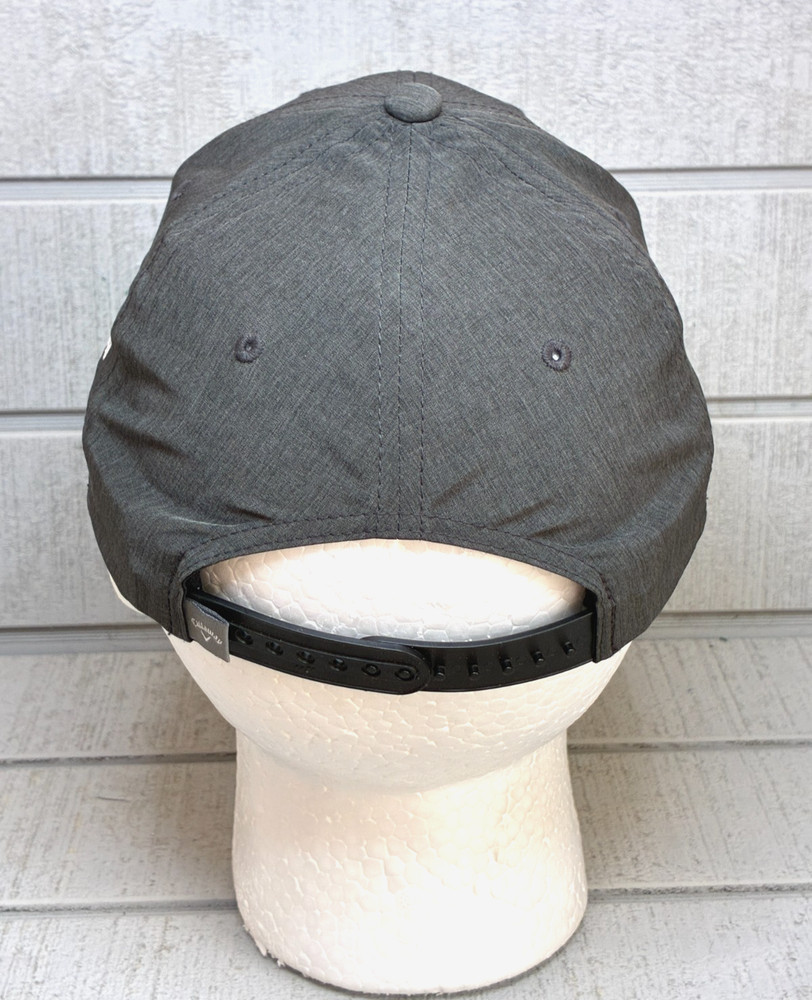 CALLAWAY Golf Cap Hat CA#55666 ~ Polyester/Spandex ~ Grey ~ Adjustable Snapback