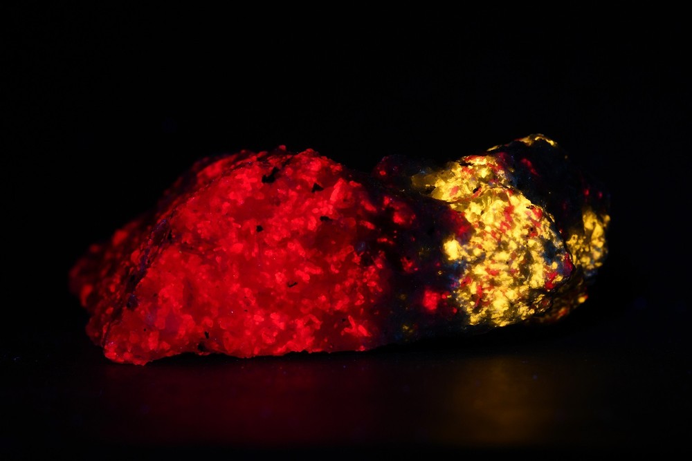 Fluorescent Ruby, Scapolite from China