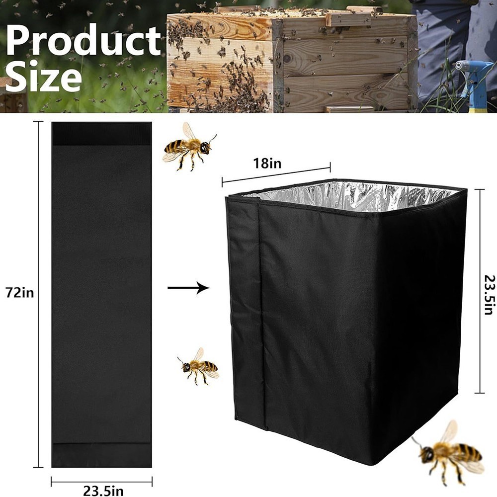 Bee Hive Insulation Wrap: Waterproof, Adjustable & Easy To Clean! New