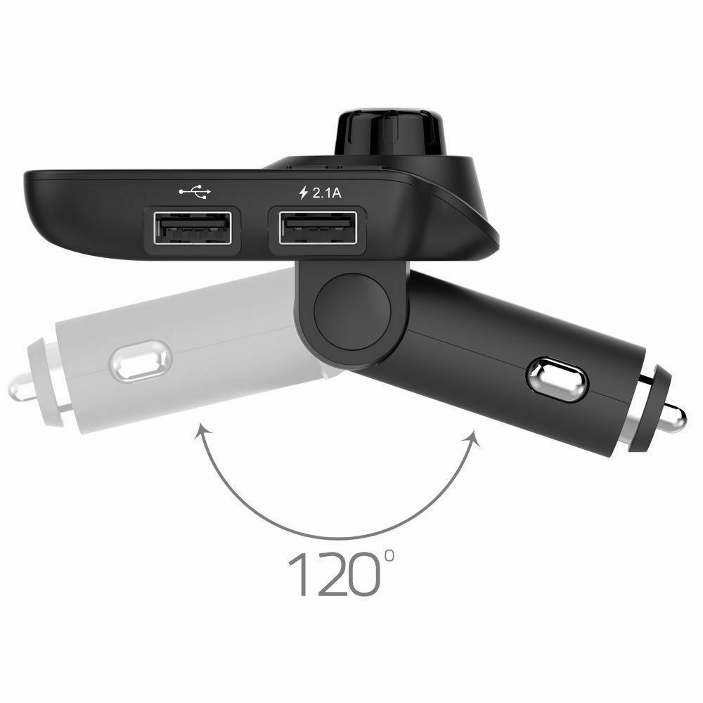 Car Cigar Plug Bluetooth FM Transmitter Radio MP3 Player Adapter Kit USB Charger