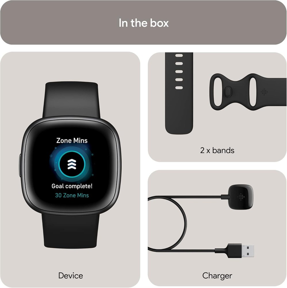 Fitbit Versa 4 Activity Tracker - Graphite