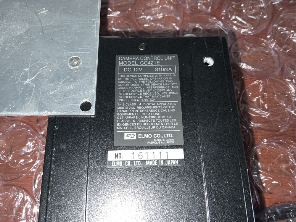 ELMO CC421E CCU Camera Controller/Power Supply, NTSC, 12DC