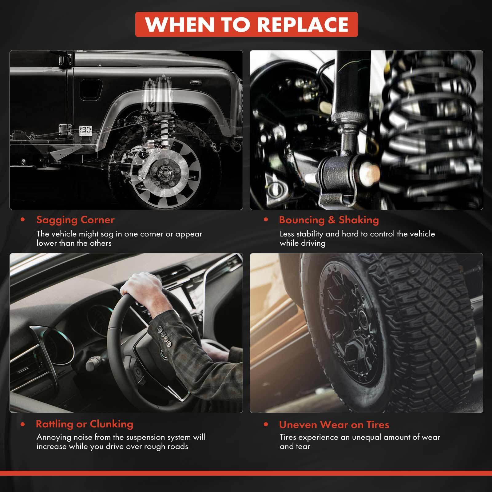 2xFront Side Coil Springs for Buick LeSabre Cadillac Chevrolet Impala Malibu GMC