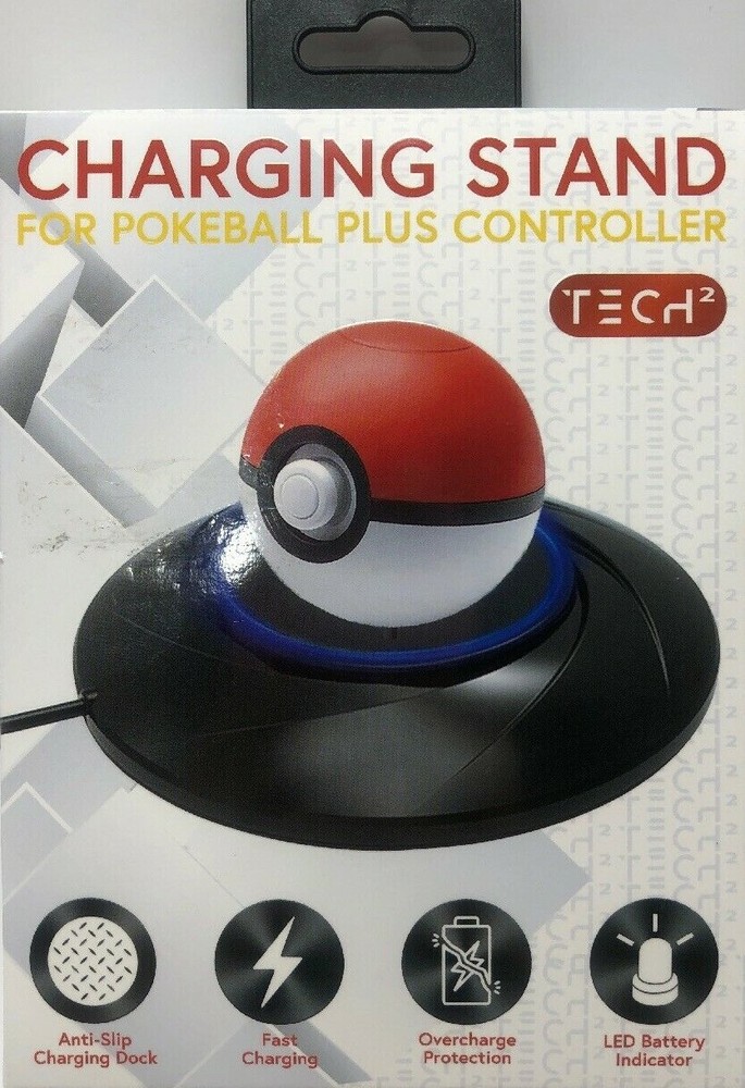 NEW! TECH2 CHARGING STAND For POKEBALL PLUS CONTROLLER - FAST CHARGING!