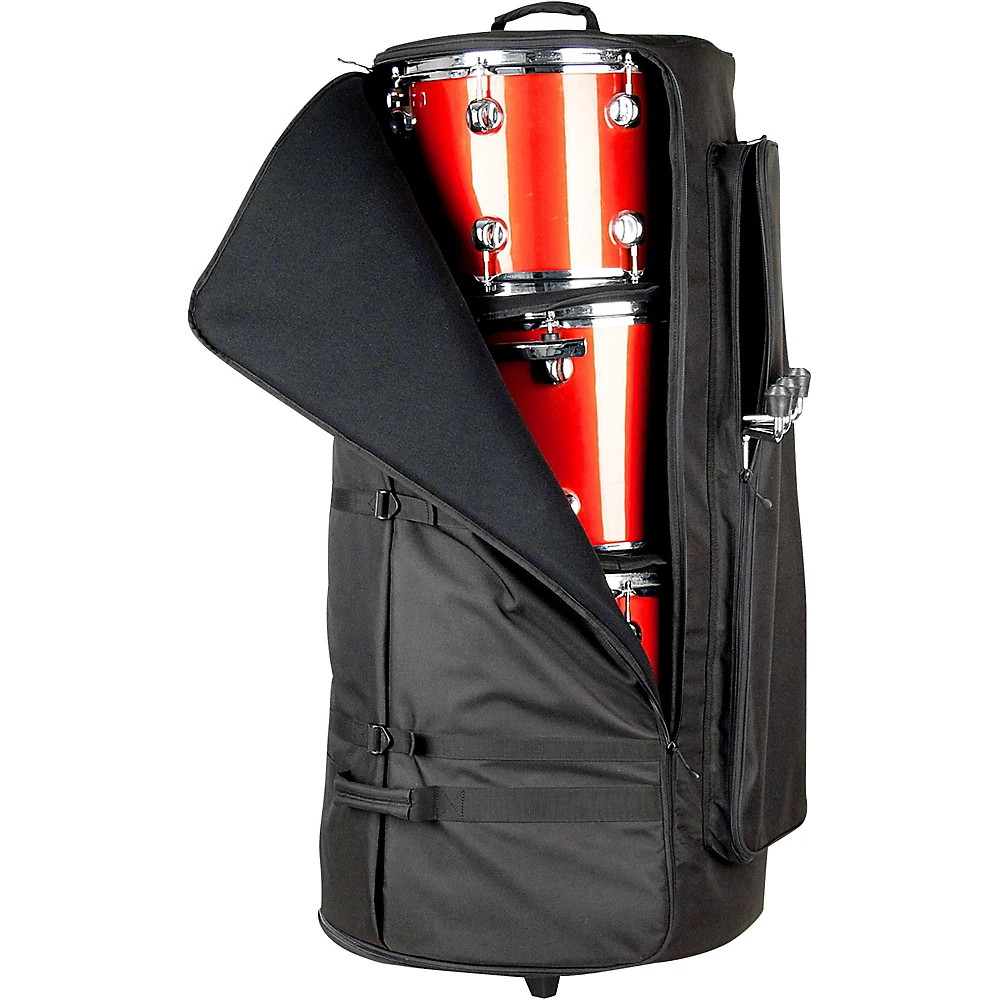 Protec Multi Tom Bag With Wheels Black