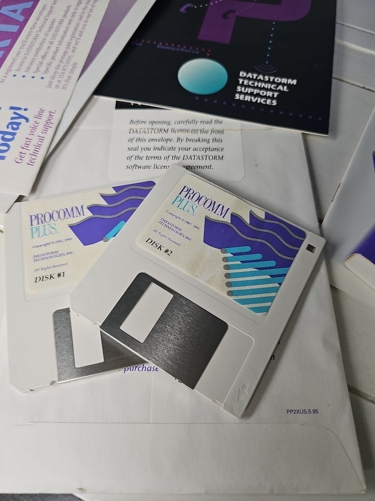 Procomm Plus Intuitive Communications Software Script Guide & Manual Complete