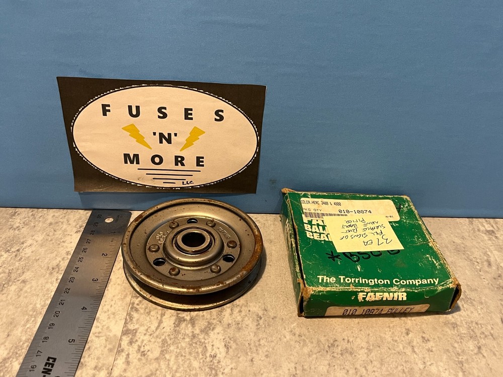 FAFNIR 010 10874- IDLER PULLEY, 0.635/0.64" BORE, SOME RUST