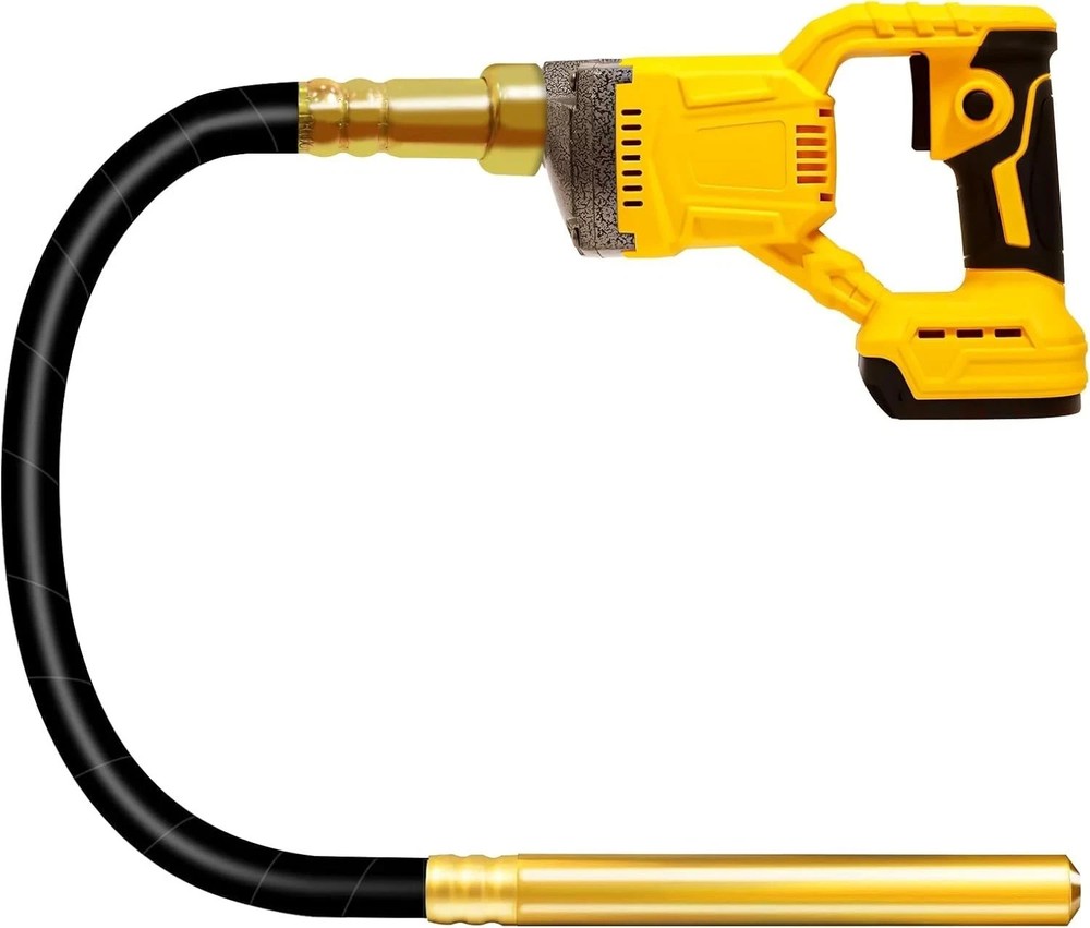 Handheld Concrete Vibrating Tool, Compatible with Dewalt 20V Battery......