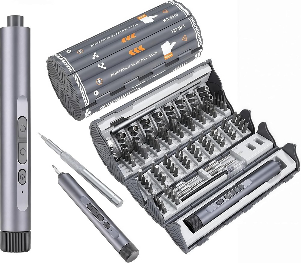 127 in 1 Mini Electric Screwdriver Set Rechargeable