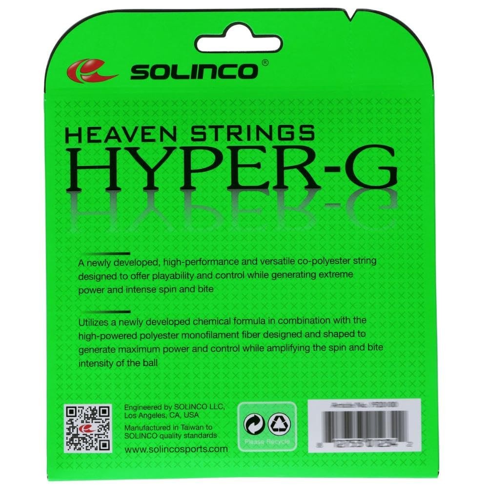Heaven Strings Hyper-G Tennis String Set-16g/1.30mm