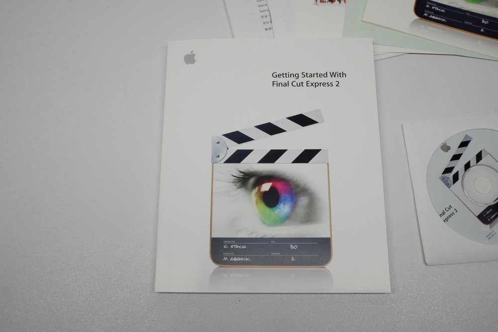 Apple Final Cut Express 2 Software And Manuals