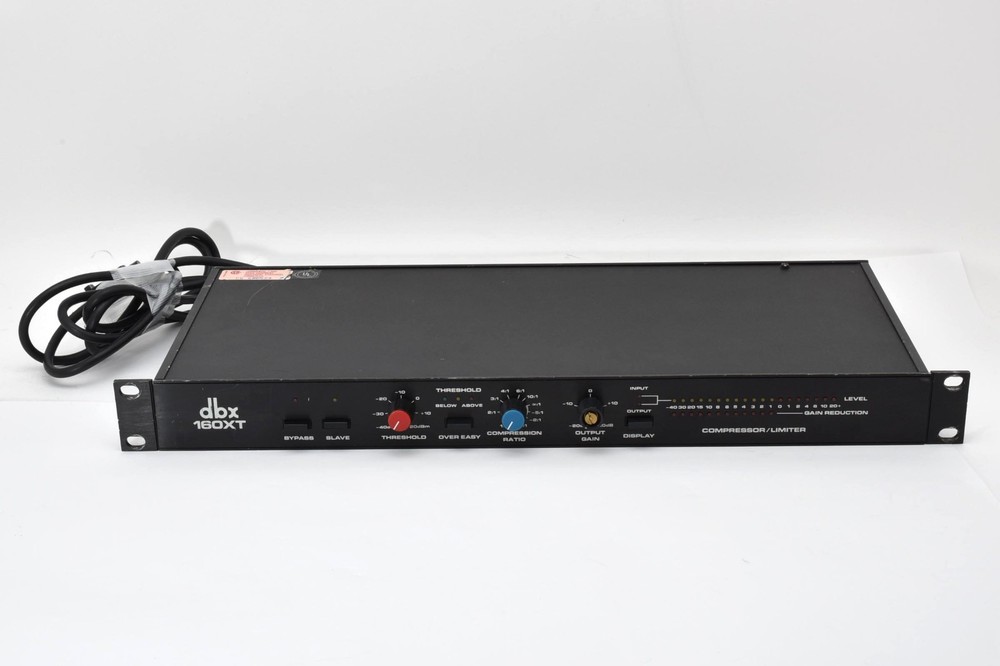 dbx 160XT Compressor Limiter Professional Studio Rack Audio Tested Working Japan