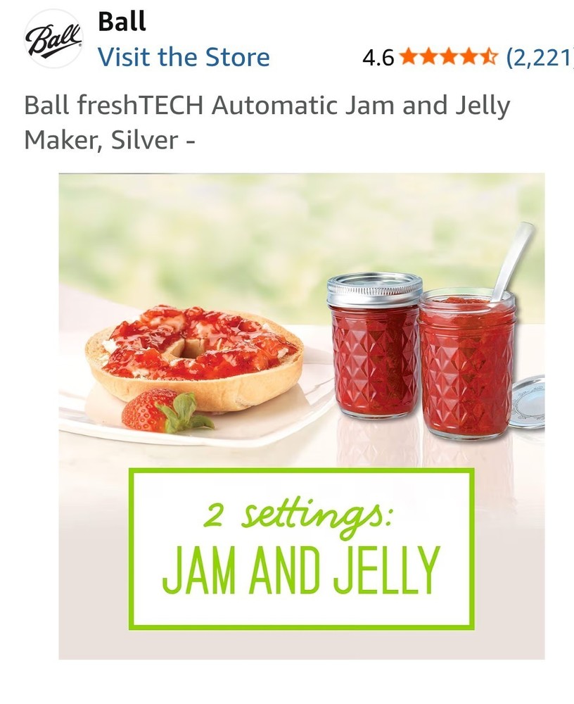 Ball FreshTech Jam & Jelly Maker
