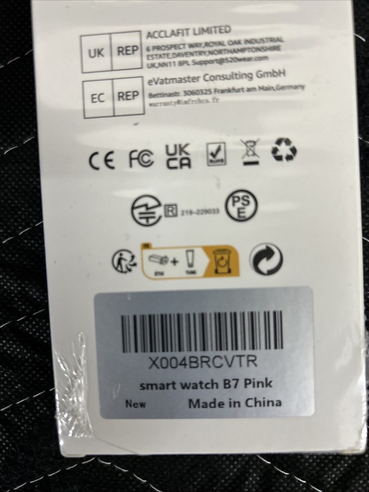 AcclaFit Smart Watch-pink