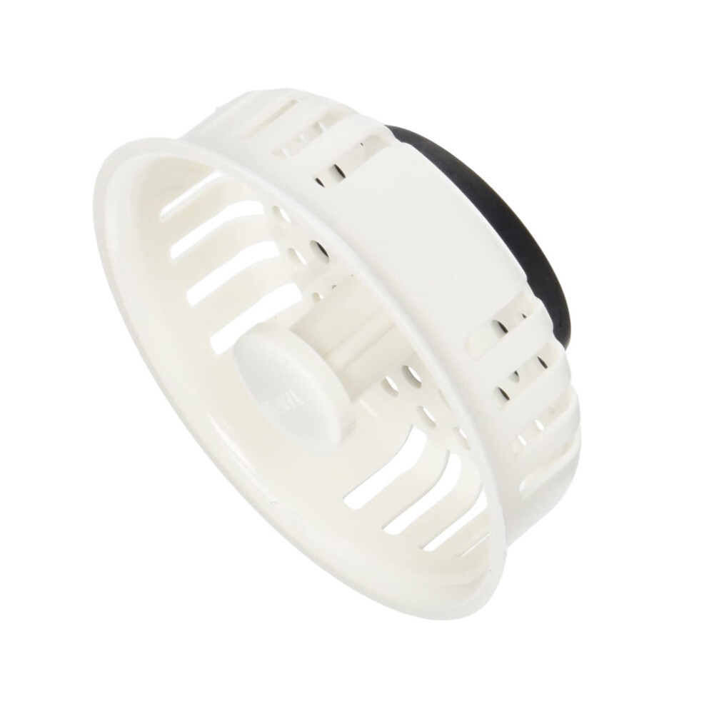 Master Plumber Plastic Strainer Basket, White 585-505