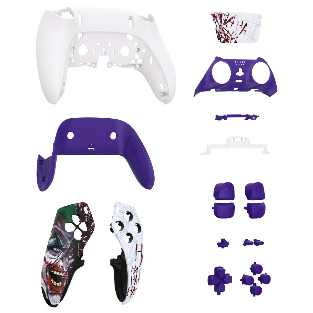 Full Set Housing Shell with Buttons Touchpad Cover Trim For PS5 Edge Controller