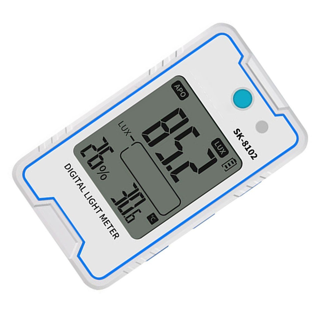 SK-8102 Light Intensity Meter for For MINI 0.1-999900 Lux Flicker Test Function