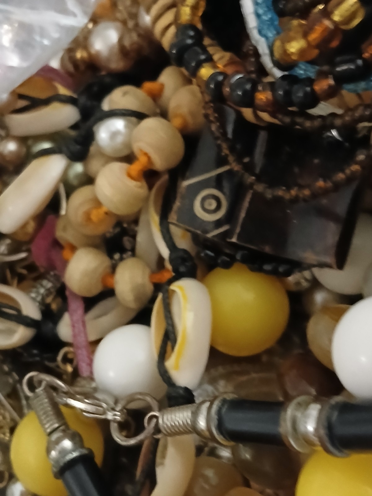 Almost 8 Lbs. Jewelry Grabbag Some Wearable Some Tangled All Great For Crafting