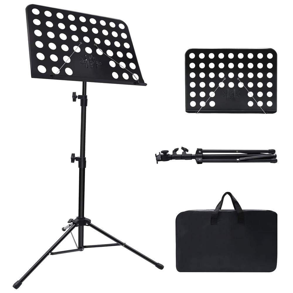 1/2/3 Pack Sheet Music Stand, Adjustable Standard Version, 1 pack black