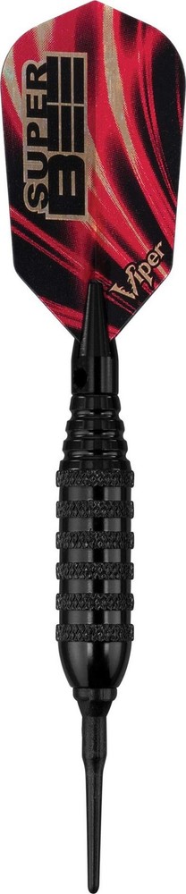 Viper Super Bee Soft Tip Darts, 16 Grams Black Coated Brass