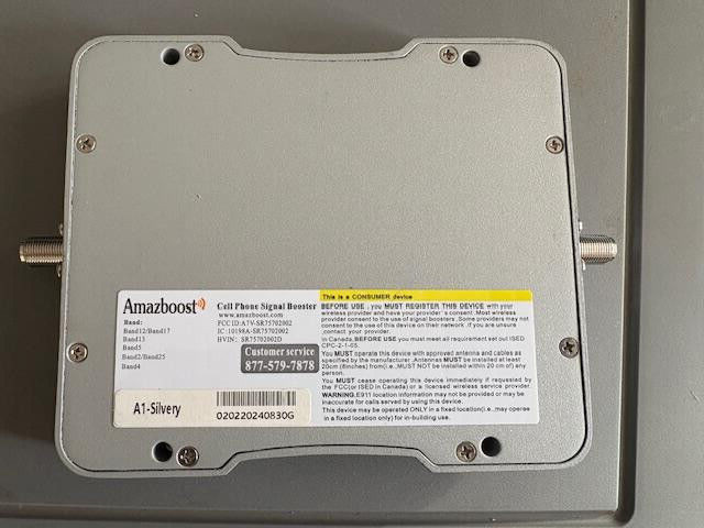 Amazboost cell phone signal booster base