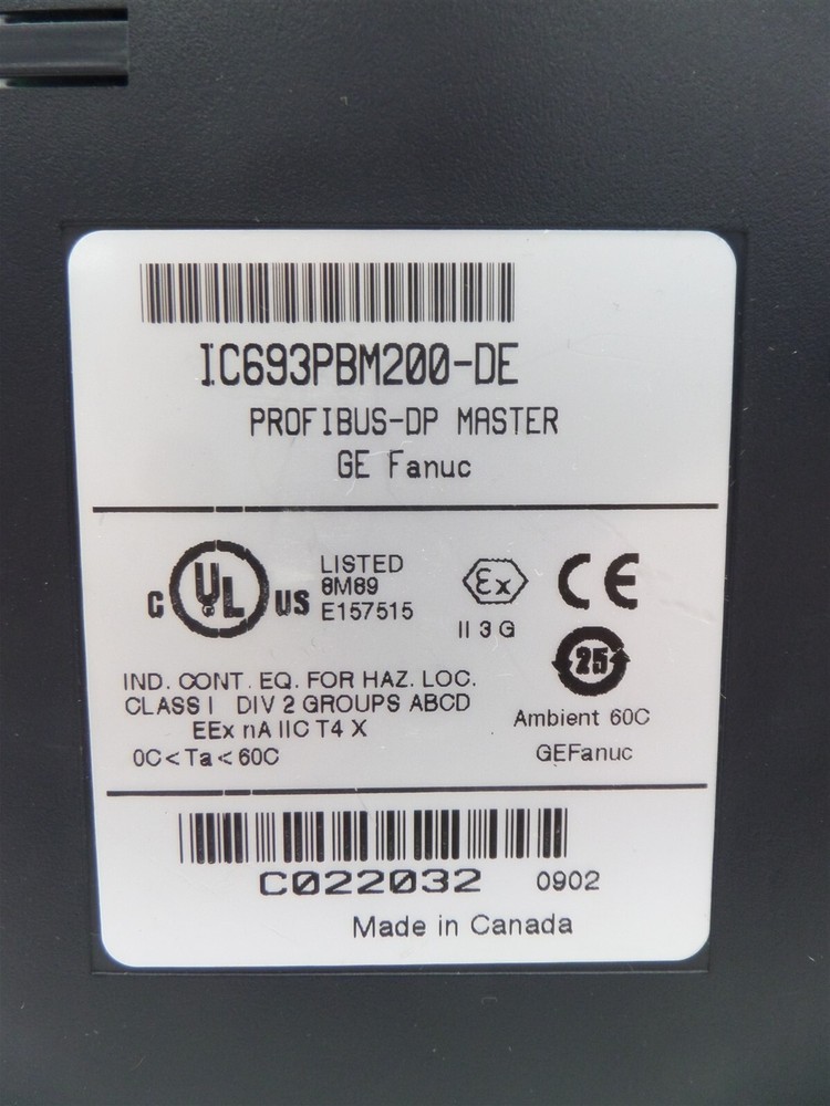 GE Fanuc IC693PBM200-DE Profibus DP Master Module