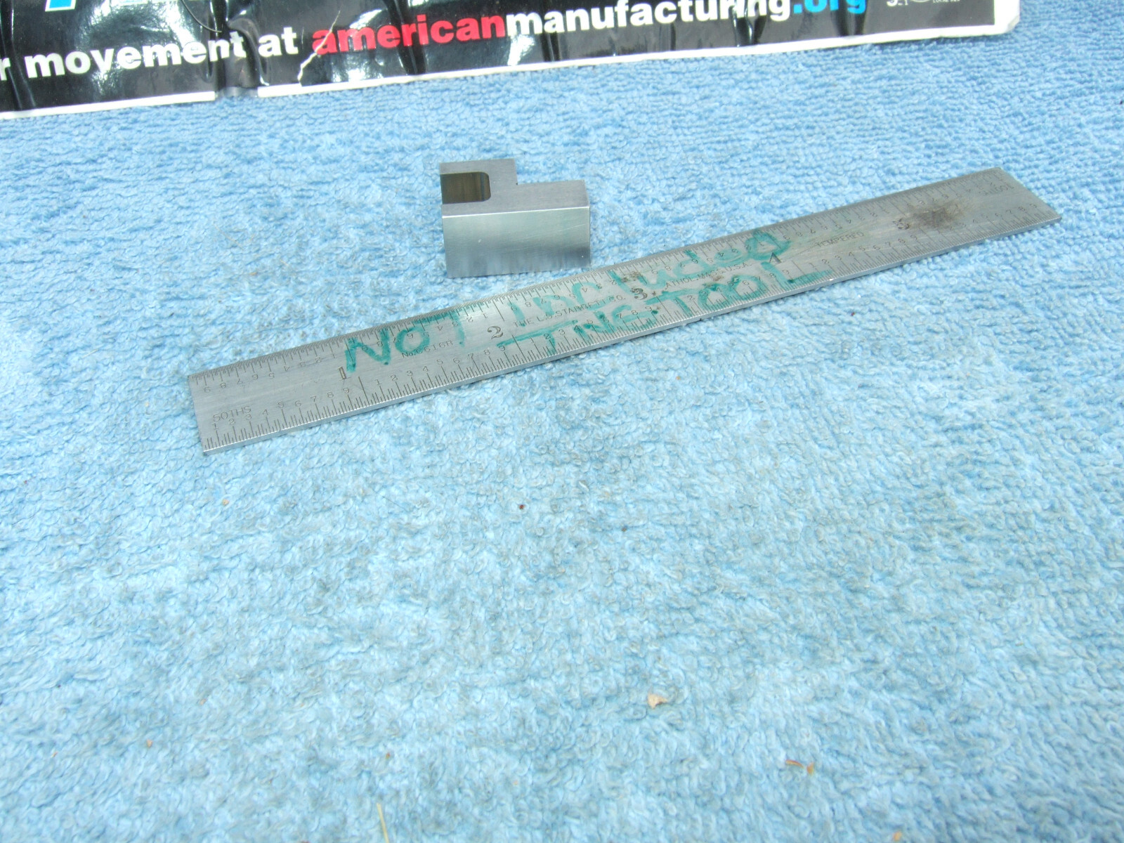 CHAIR SINGLE EDGE FINDER (1) NOT MAGNETIC USED TOOLMAKER MACHINIST VERY CLEAN ZA