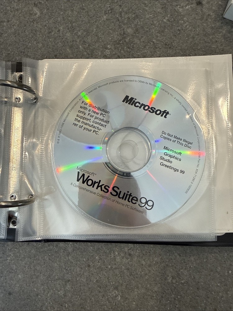 Gateway Windows 98 OEM Software Bundle with COA and Manuals
