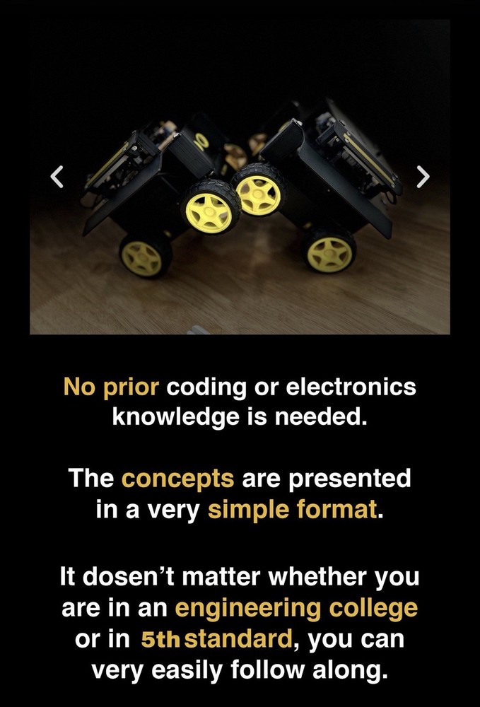 Hadronrobo Labs miniBot Build, Program, Learn, Code Educational Robot (Q4)