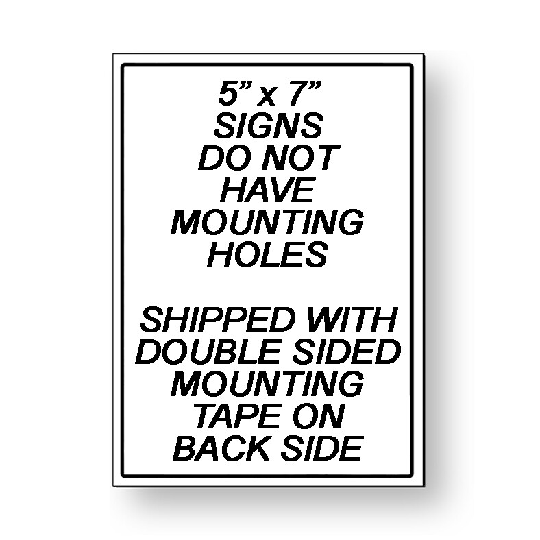 Curtilage Boundary Public Officials Notice No Trespassing Sign Metal Decal