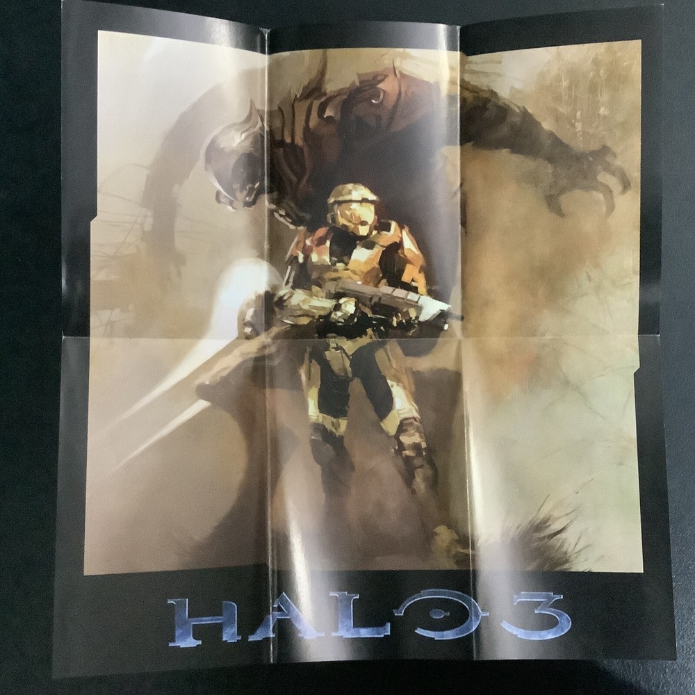 Halo 3 Microsoft Xbox 360 Poster Insert Only