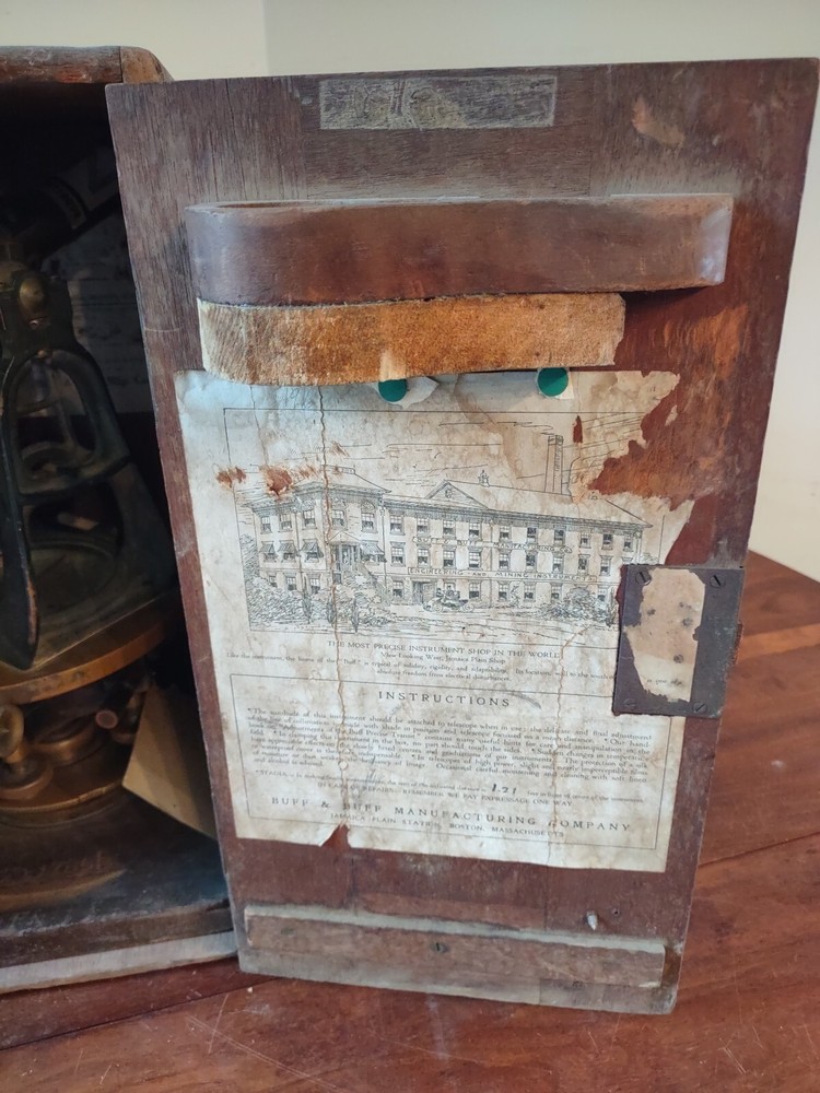 buff and buff antique surveyors transit